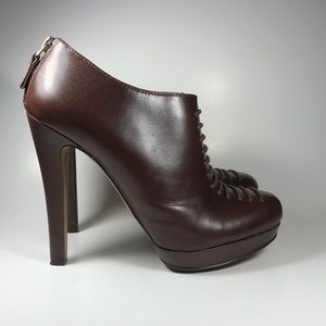 MRKT | Brown Platform Zip Up Hills